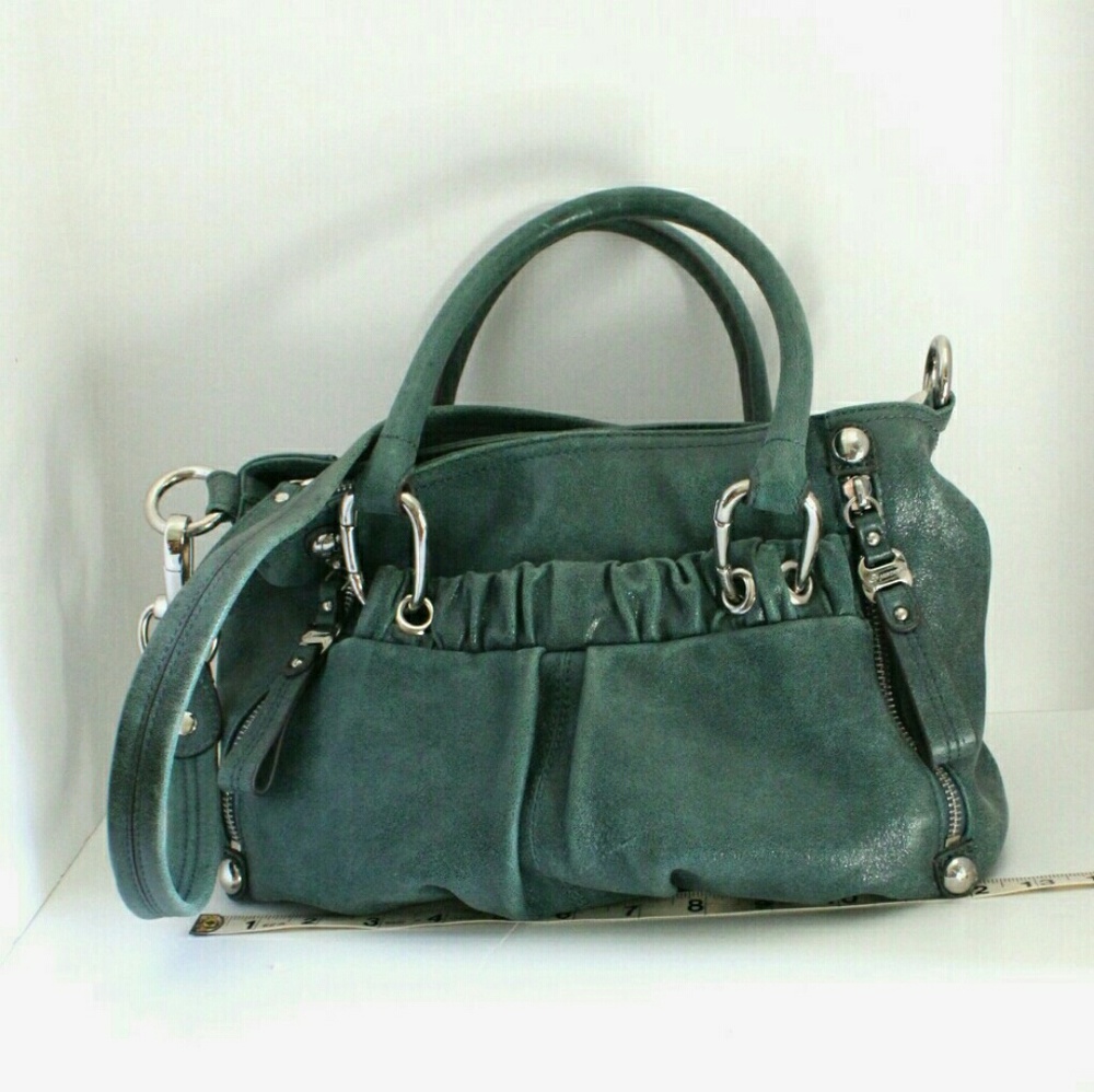 B.Makowsky leather shoulder bag/handbag - Picture 4 of 6